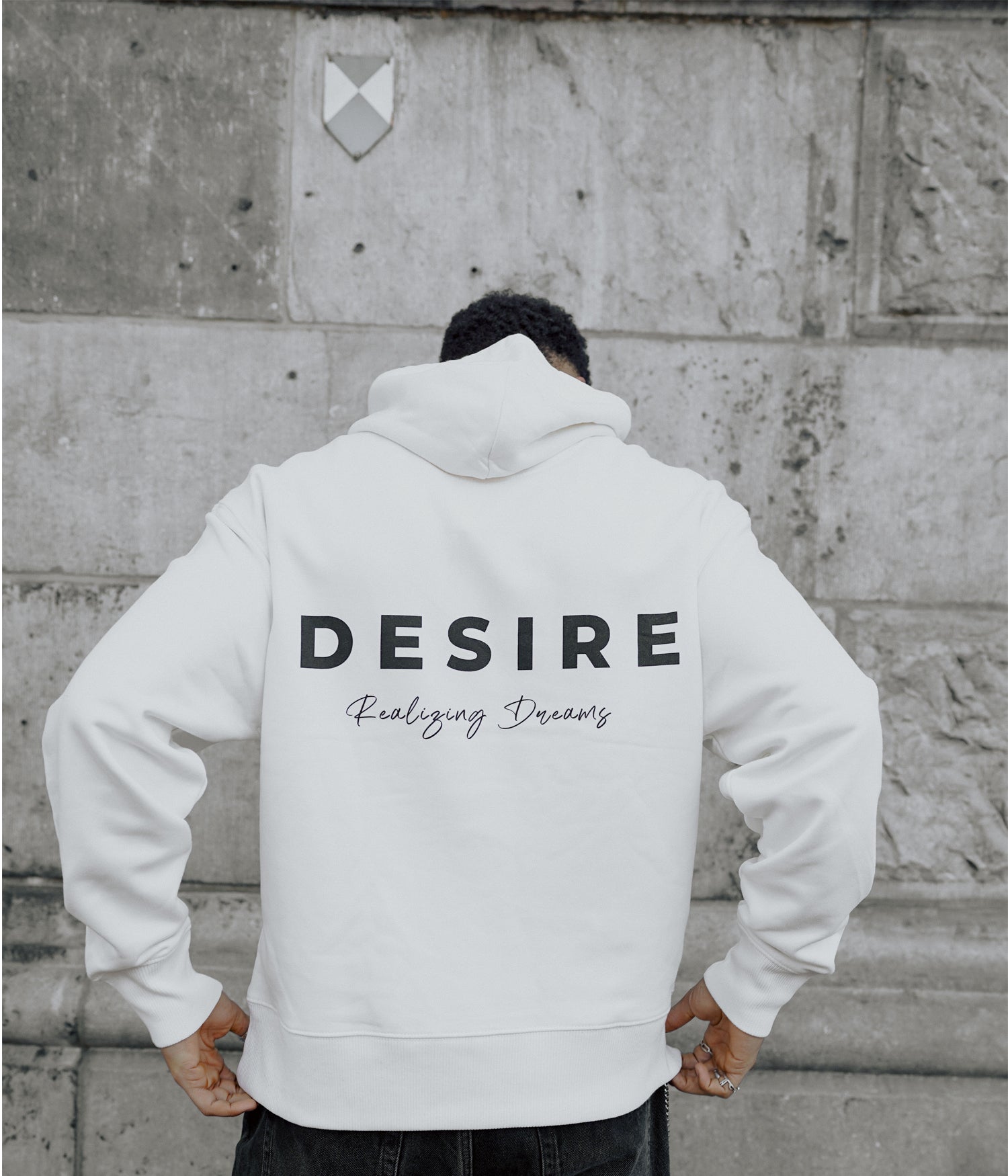 Statement Hoodie Off-white