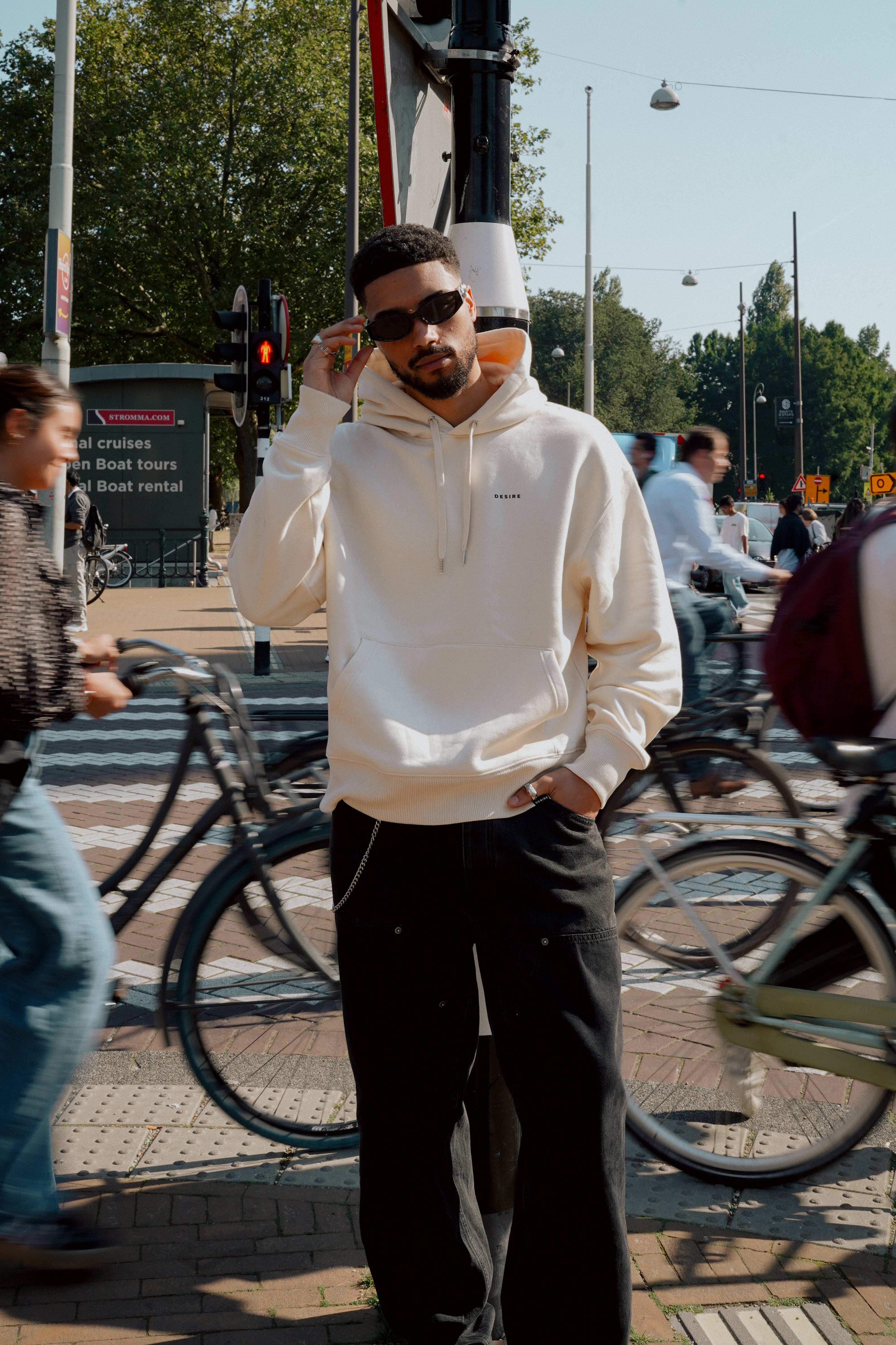 Marketing Hoodie Beige