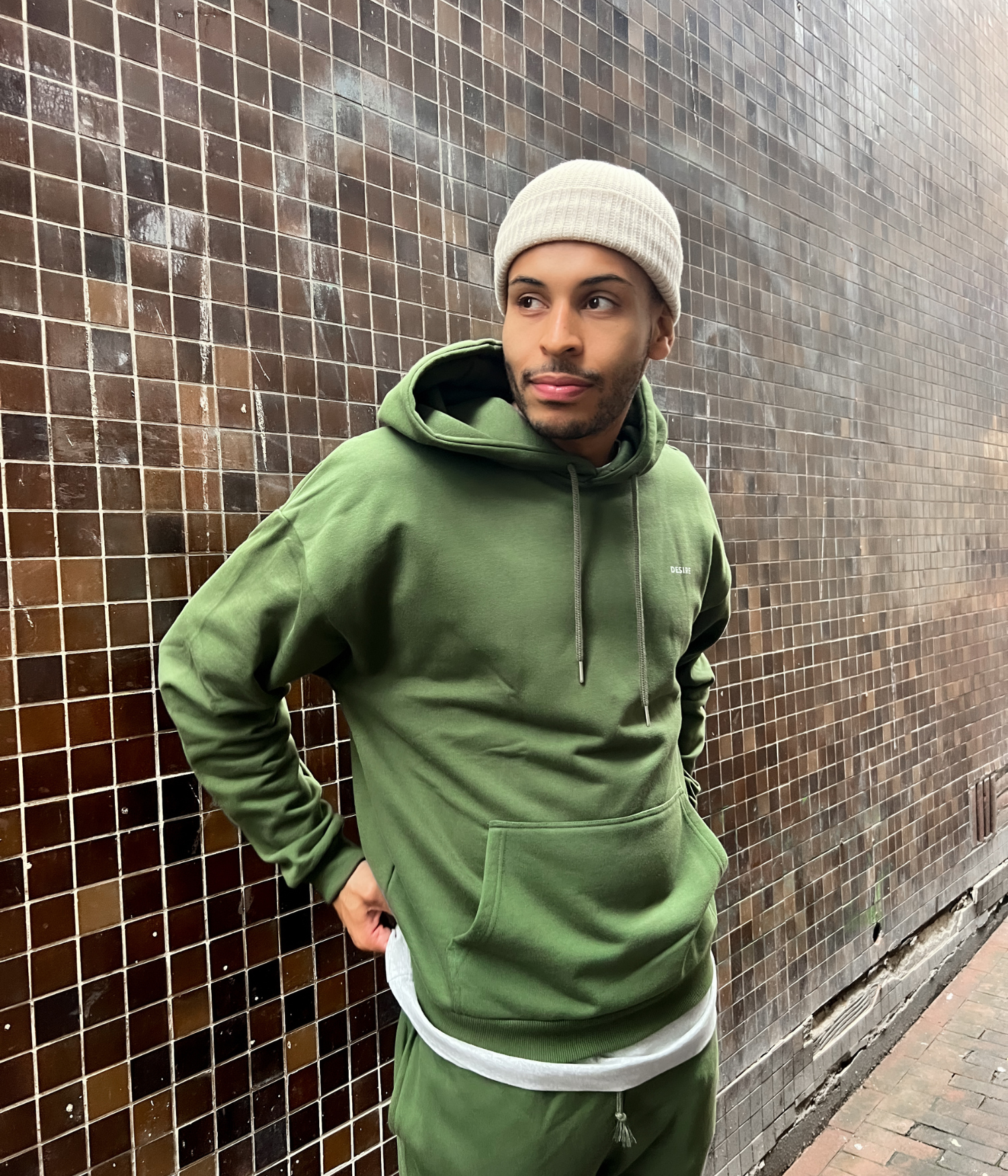 Desire Archive Hoodie – Deep Green