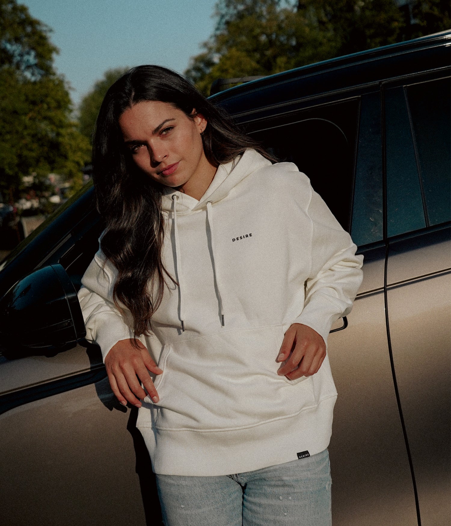 Statement Hoodie Off-white